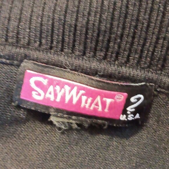 Say What? Black Embellished On/Off Shoulder SweaterDress Whimsigoth,Curvalicious - Picture 7 of 9